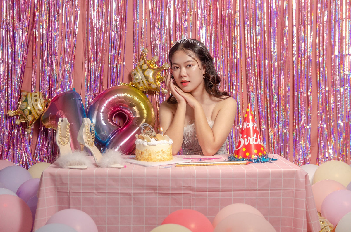 woman at her birthday party