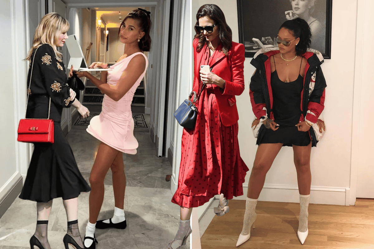 These 6 Celeb Looks Prove Statement Socks are Your Secret to Effortless Style