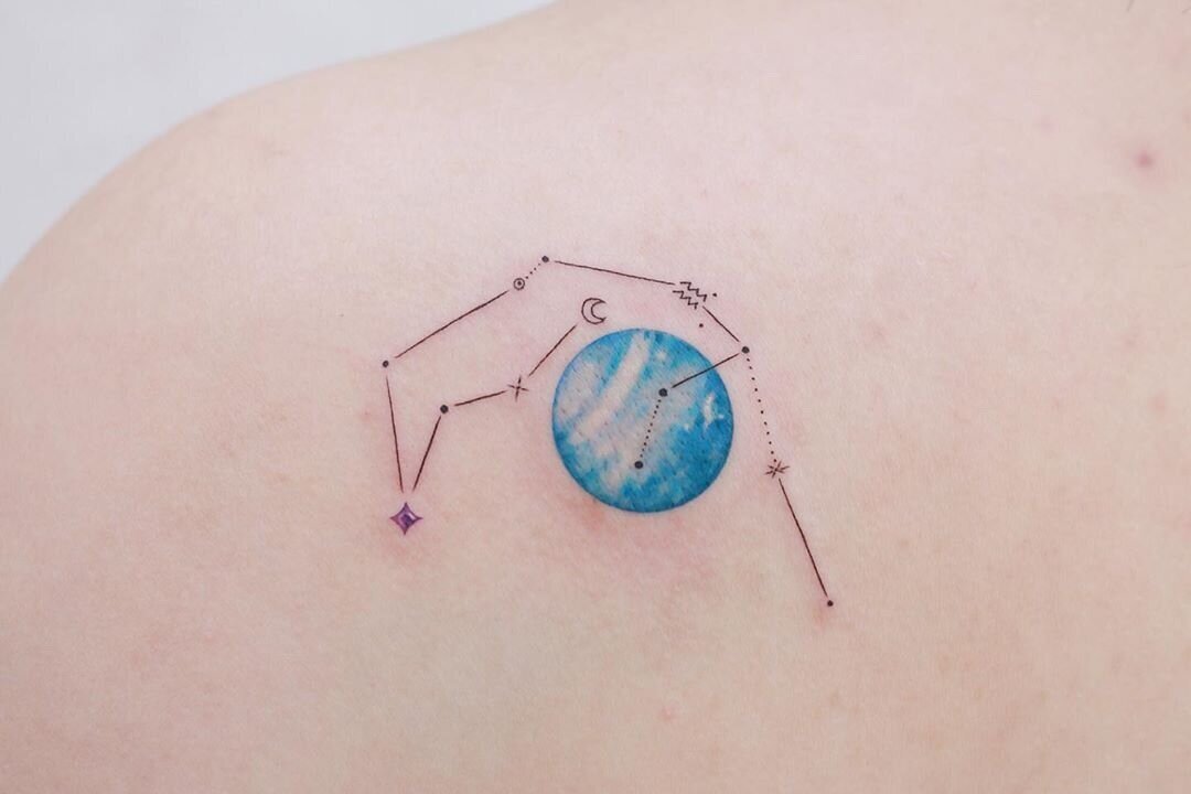 20 Aquarius Tattoos That'll Inspire Your Next Original Ink