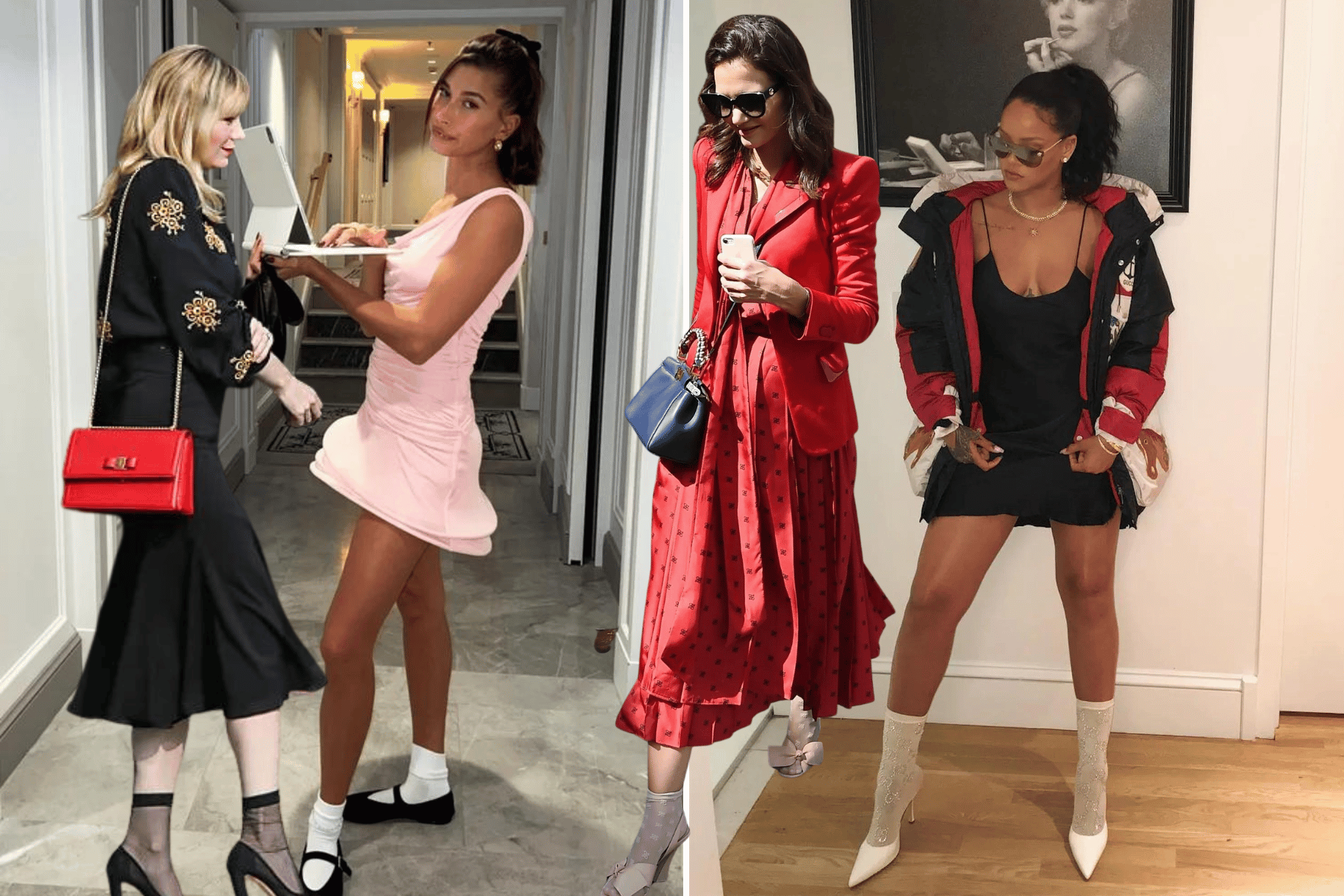 These 6 Celeb  Looks  Prove  Statement Socks  are Your Secret to  Effortless Style