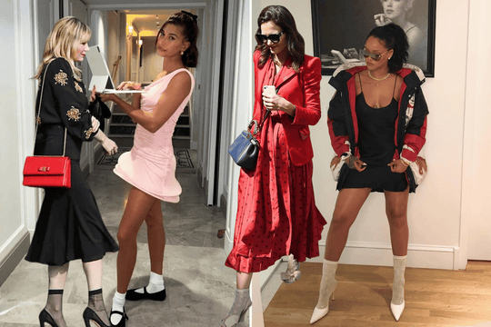 These 6 Celeb  Looks  Prove  Statement Socks  are Your Secret to  Effortless Style