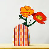 Arc Plaid Vase!