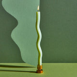Twist Candles Sticks by Lex Pott - Green (2 pack)