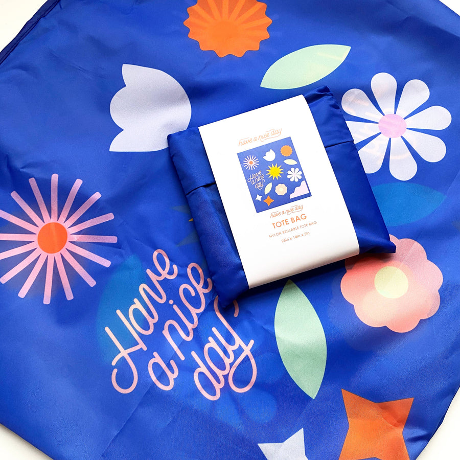 Large Weekends Reusable Nylon Bag
