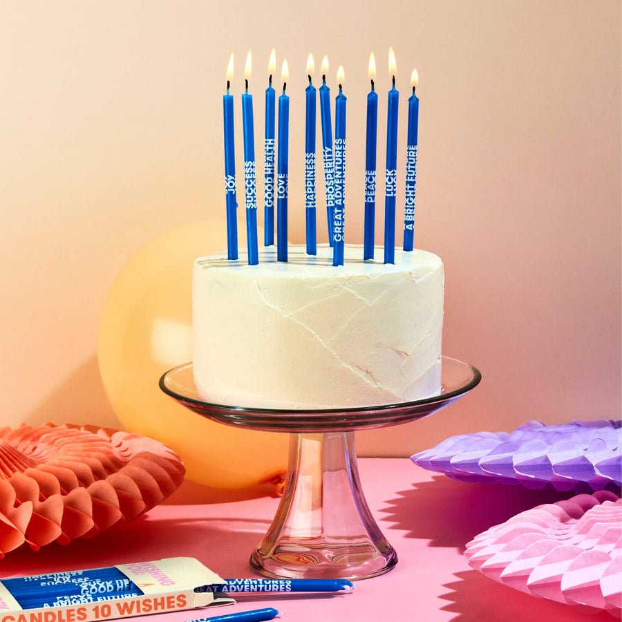 Wishing You a Happy Birthday Candles! - Pack of 10 Candles