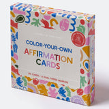 Color Your Own Affirmation Card Deck!