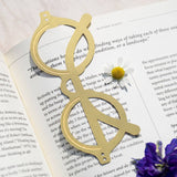 Black Metal Eyeglasses Bookmark
