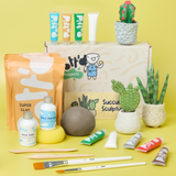 Succulent Sculptures Pottery Kit for Beginners