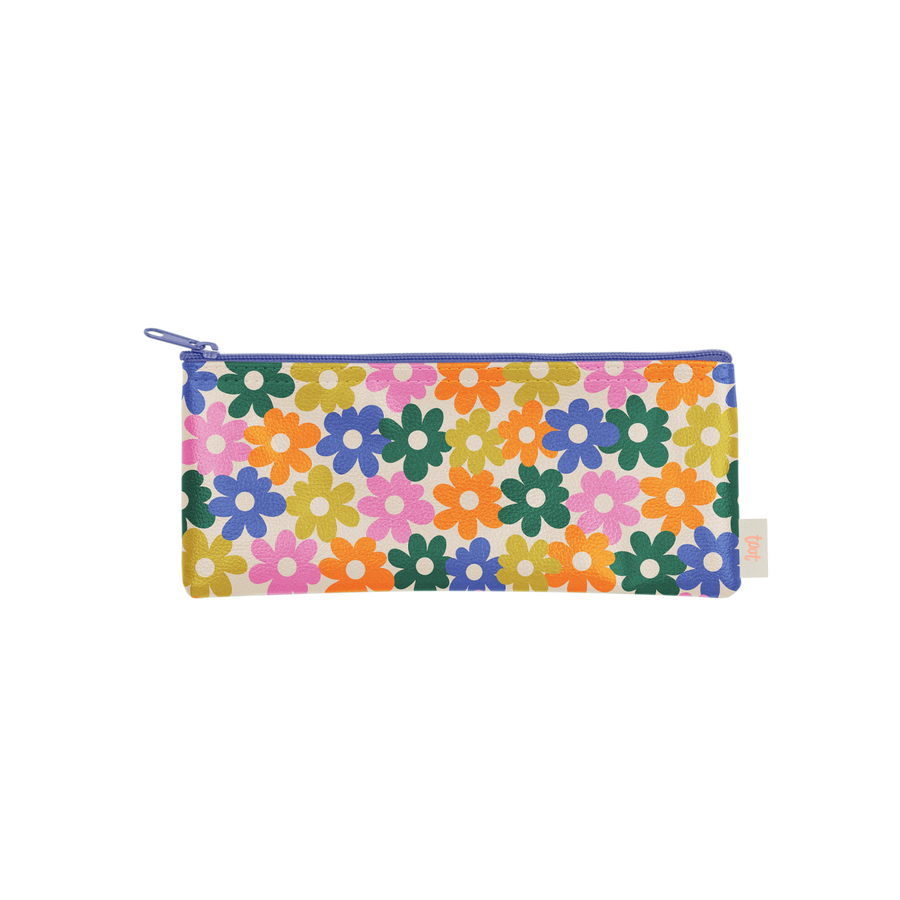 Bold Floral Pixie Pencil Pouch