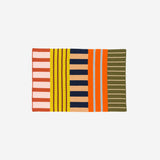 Patchwork Stripe Mini Rug in Rainbow