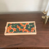 Poppy Green Mini Wood Tray