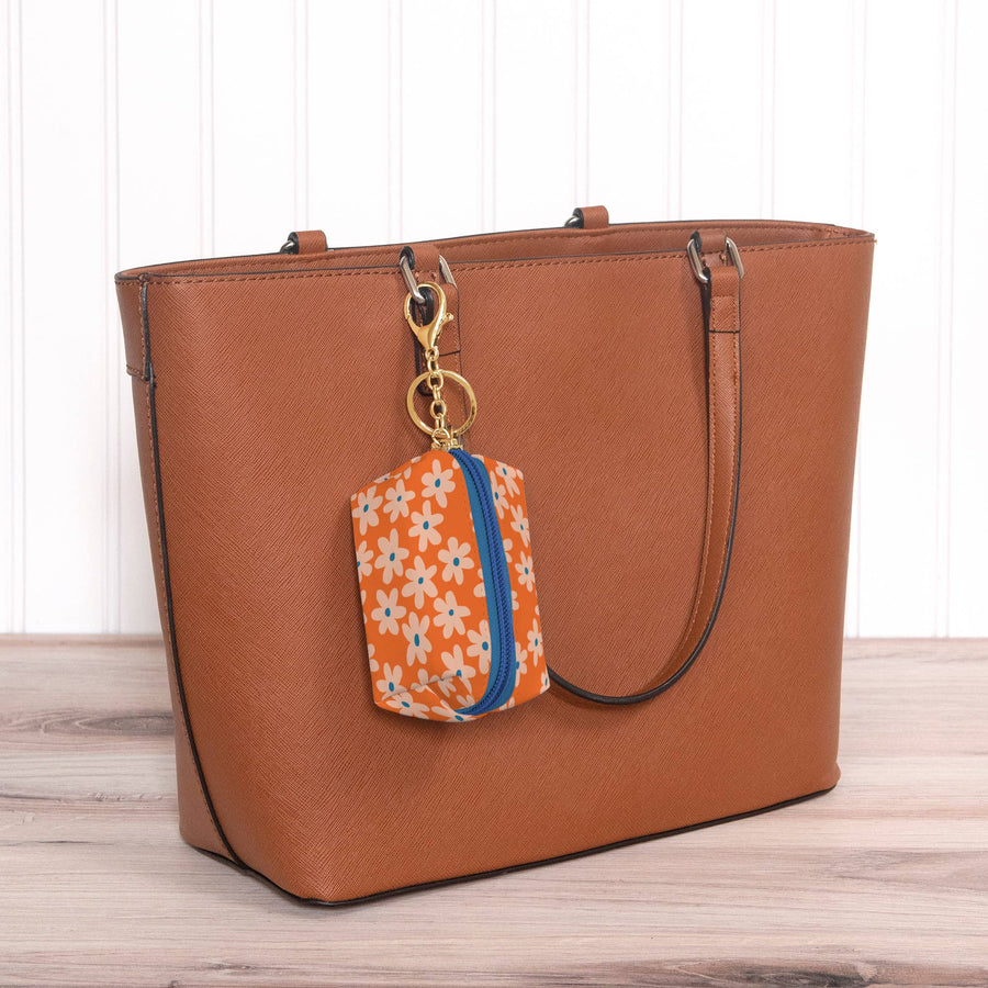 Forget Me Not Keychain Pouch