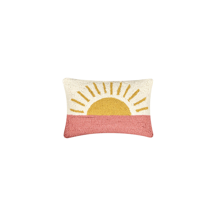 Sunrise Hook Throw Pillow