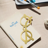 Black Metal Eyeglasses Bookmark