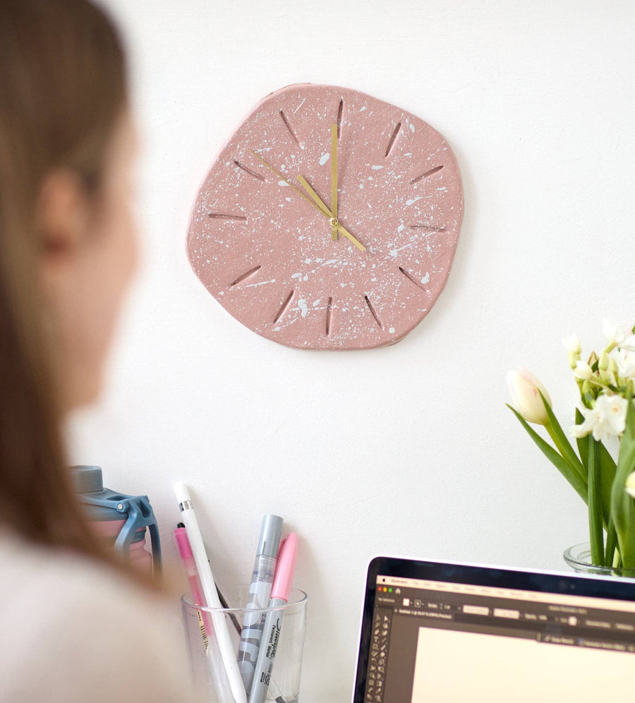 Pastel Create-a-Clock Craft Kit