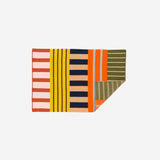 Patchwork Stripe Mini Rug in Rainbow