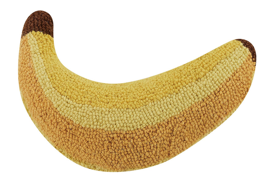 Banana Shaped Hook Throw Pillow