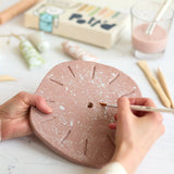 Pastel Create-a-Clock Craft Kit