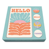 Fancy Flora Note Card Set with Stickers