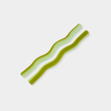 Twist Candles Sticks by Lex Pott - Green (2 pack)