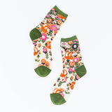 Feeling Foxy Sheer Crew Sock - U.S. Women's Size 5.5-10