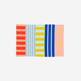 Patchwork Stripe Mini Rug in Rainbow