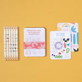 Color Your Own Affirmation Card Deck!