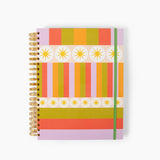 12-Month Undated Planner - Sunbursts & Stripes