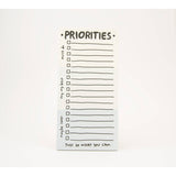 Priorities Notepad Magnet - To Do List