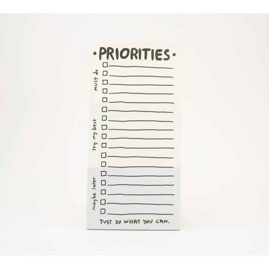 Priorities Notepad Magnet - To Do List