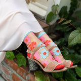 Ribbon Roses Sheer Ankle Sock