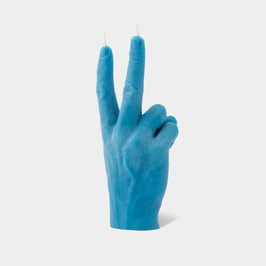 Victory/Peace Hand Gesture Candle