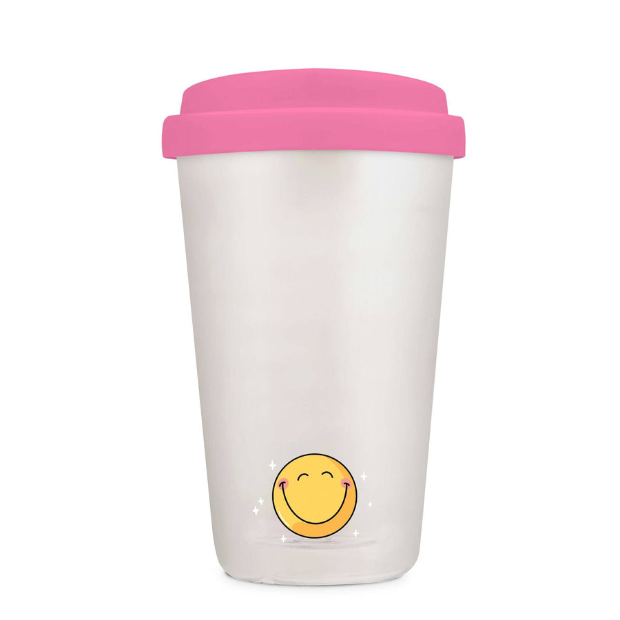 Moody Glass Tumbler with Silicone Lid