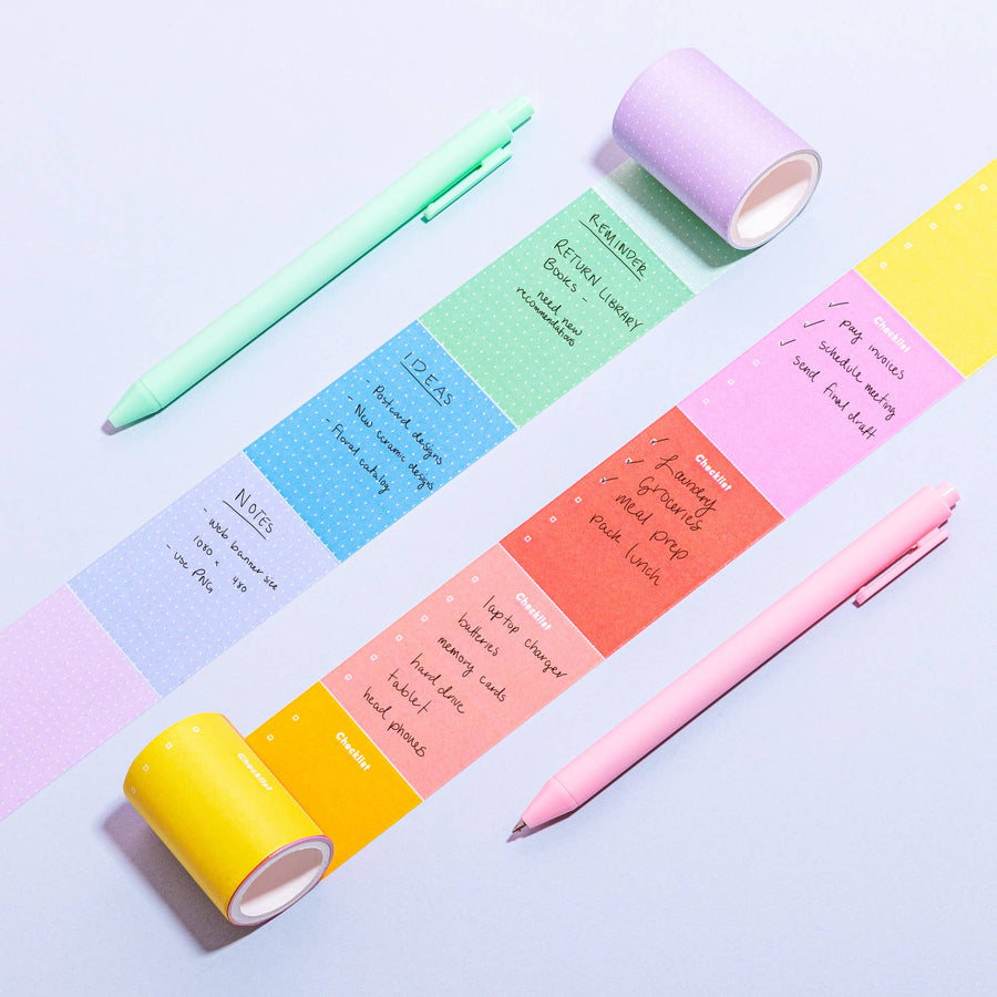 Dot Grid Sticky Notes Roll