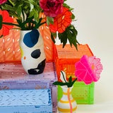 Peony Forever Flower in Coral Red