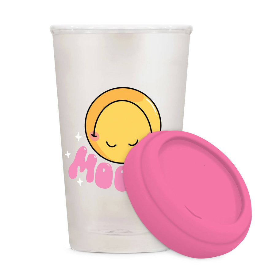 Moody Glass Tumbler with Silicone Lid