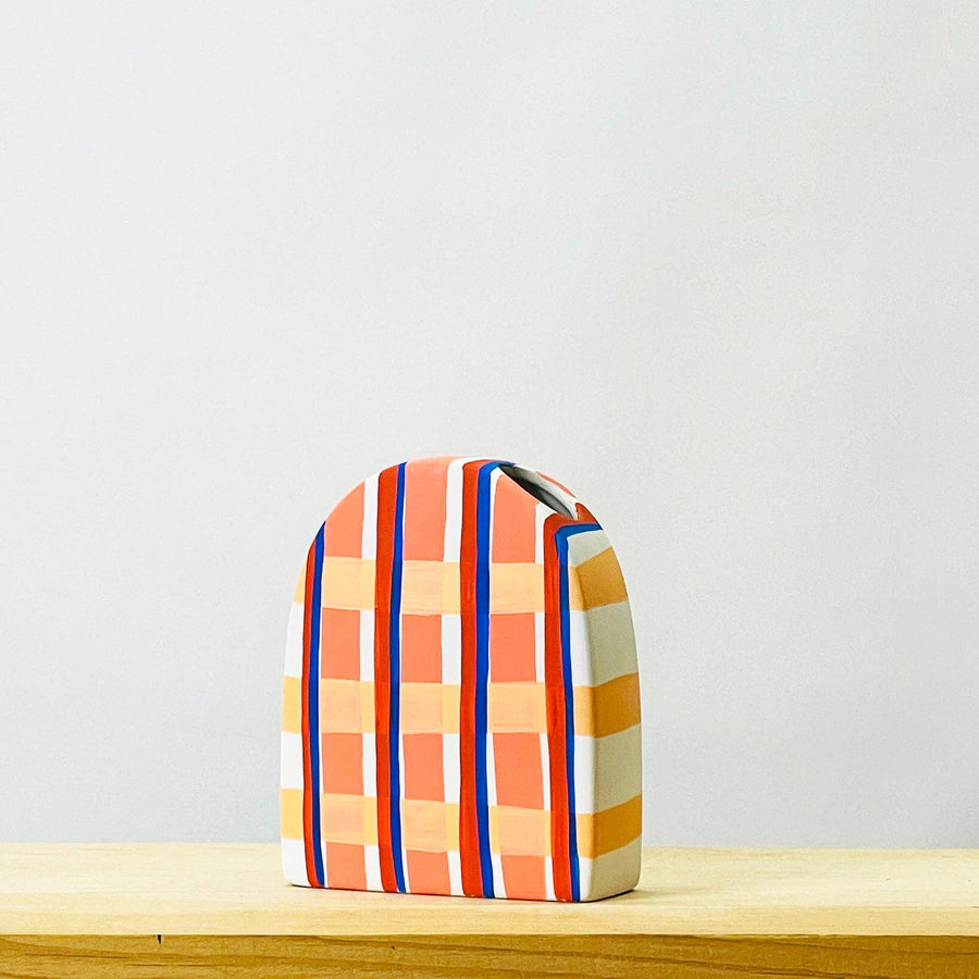 Arc Plaid Vase!