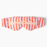 Satin Weighted Sleep Mask Serial Chiller Print