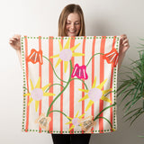 Satin Scarf Floral Print