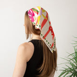 Satin Scarf Floral Print