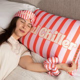 Satin Weighted Sleep Mask Serial Chiller Print