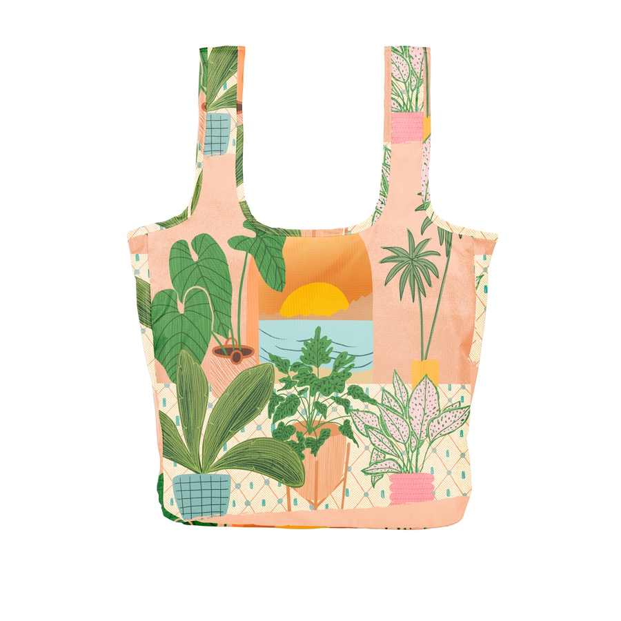 Golden Hour Nylon Tote Reusable Bag